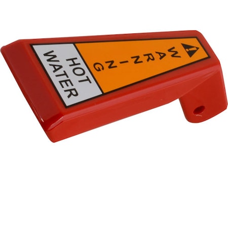 Bunn Handle, Faucet (Lift, Hot, Red) 02861-0003